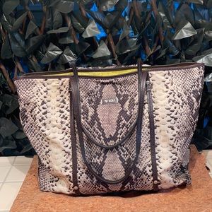 Tumi Voyageur Large Python Nylon Q Tote Bag in same condition, never used